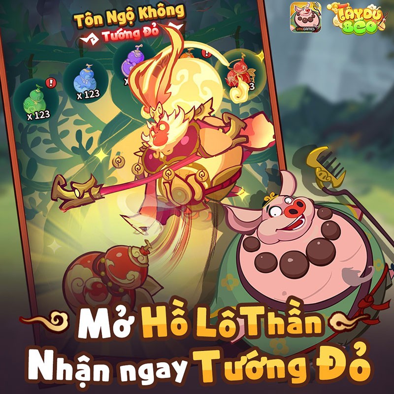 Tây Du Béo VNG: Game chiến thuật rảnh tay vượt ải chính thức ra mắt hôm nay