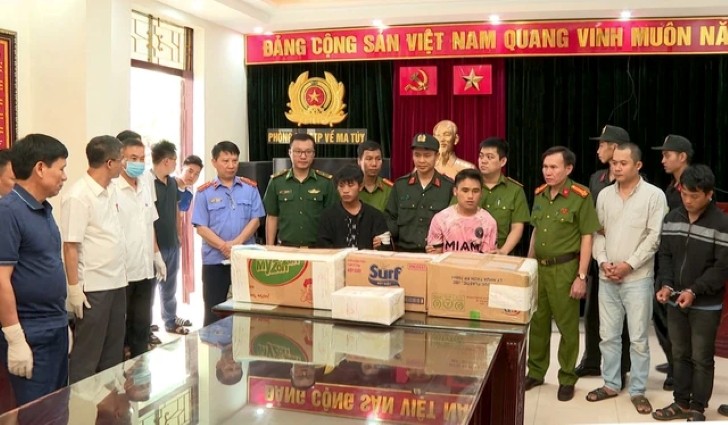 Thanh Hoá: Bắt giữ nhóm tội phạm vận chuyển 34 kg ma tuý trái phép