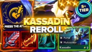 DTCL mùa 12: Hướng dẫn build đội hình Kassadin reroll cực dễ mới nhất