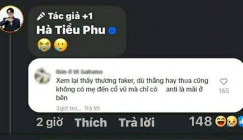 Hà Tiều Phu xin lỗi khi có phát ngôn xúc phạm Faker