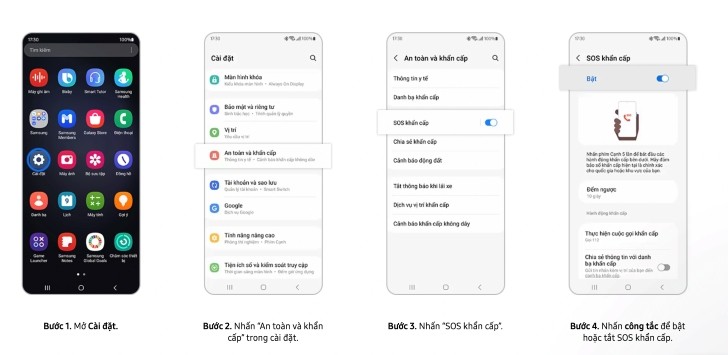 Hướng dẫn kích hoạt chế độ SOS khẩn cấp trên điện thoại Android và iPhone