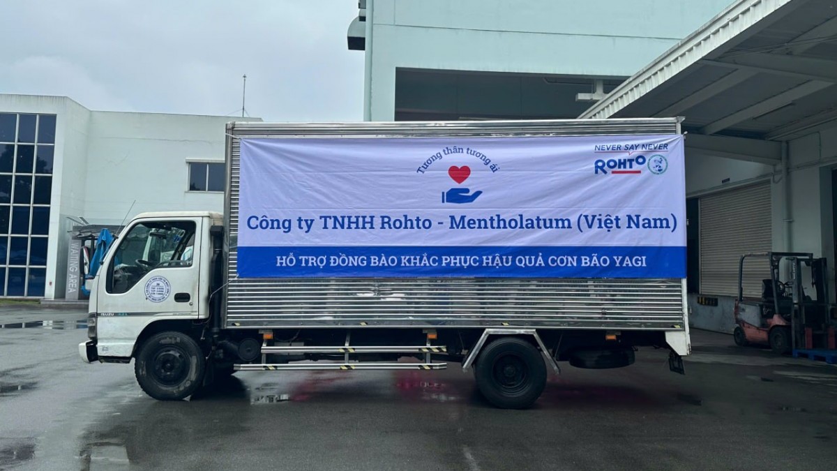 Công ty TNHH Rohto-Mentholatum Việt Nam đồng hành cùng đồng bào miền Bắc