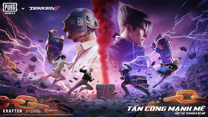 PUBG Mobile kết hợp Tekken 8 để mang lại sự kiện đối kháng đỉnh cao