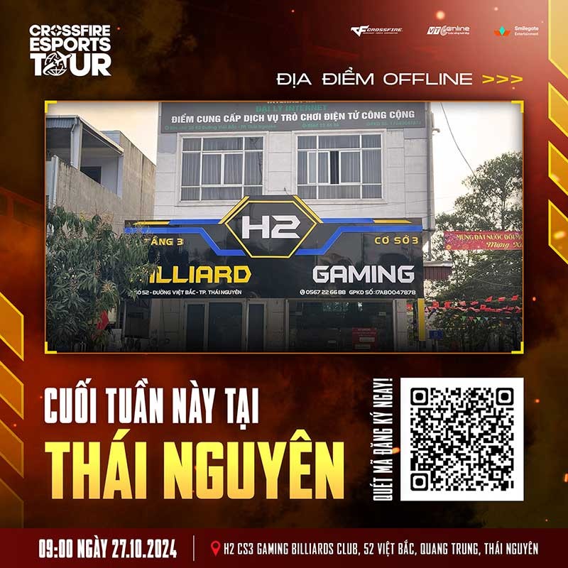 Crossfire Esports Tour 2024 Thái Nguyên – Sẵn sàng thử thách nơi đất thép