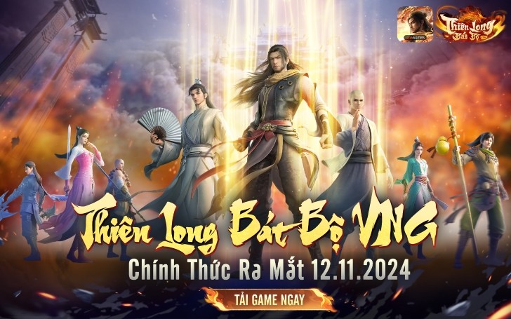 Sáng nay 12/11 Thiên Long Bát Bộ VNG chính thức trình làng game thủ Việt