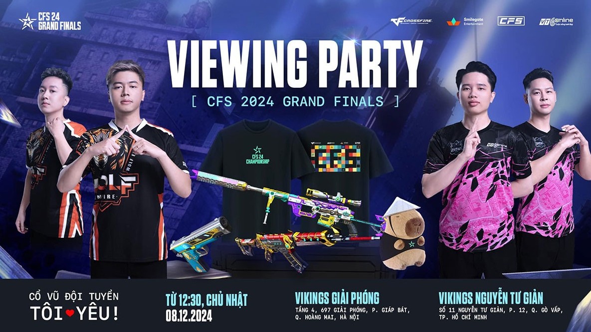 Bùng nổ cảm xúc với viewing party CFS 2024 Grand Finals