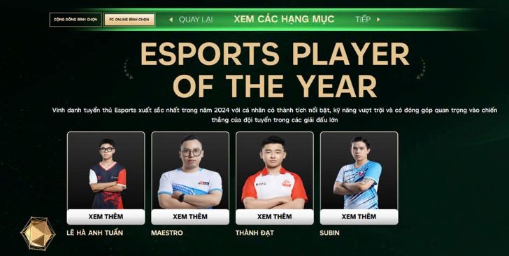 FC Online Year-End Gala 2024: Ai sẽ trở thành Creator of the Year năm nay?