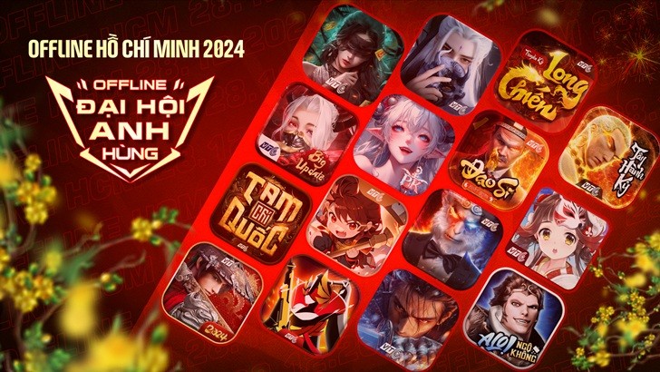 Đại hội anh hùng 2024: Offline tất niên quy tụ game thủ 15 tựa game đình đám của VTC