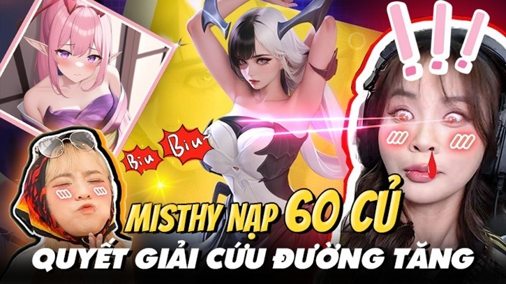 Misthy nạp tươi 60 triệu vào Alita Giải Cứu Đường Tăng, quyết săn Nữ Oa 11 sao