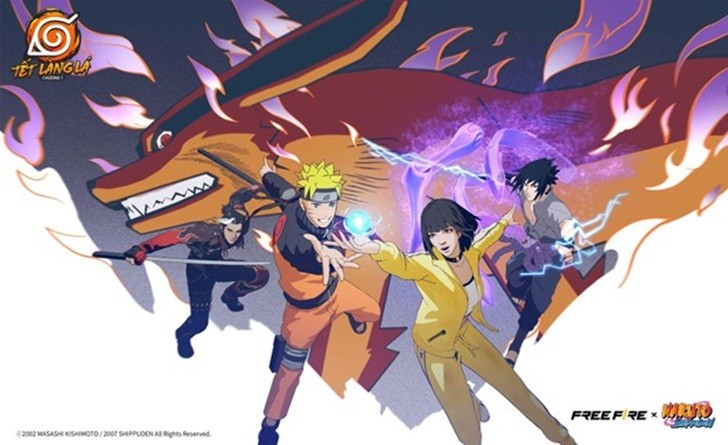 Free Fire và Naruto Shippuden cùng đem đến sự kiện hợp tác IP anime