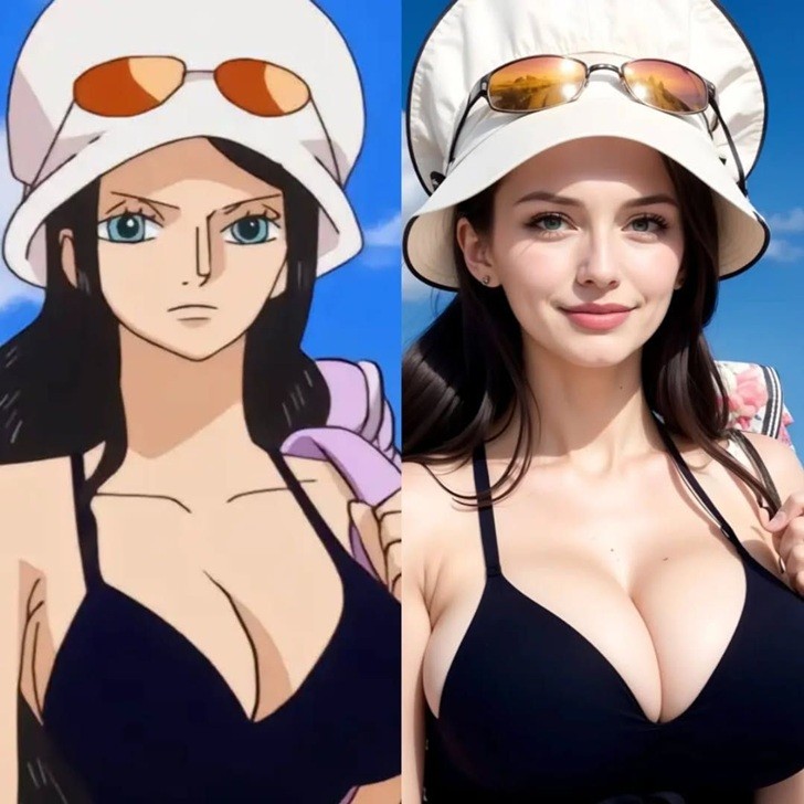 Ngắm bộ hình nhân vật One Piece ngoài đời thật: quyến rũ hết nấc!