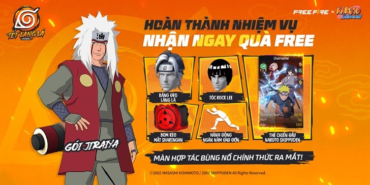 Thế giới Naruto trong Free Fire: Làng Lá đến núi Hokage và nhiều điều khiến fan mê mẩn