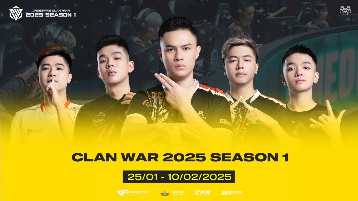 Đột Kích “nổ pháo” Clan War 2025 mùa 1 ngày cận tết