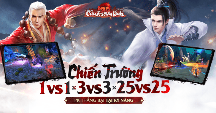 Cửu âm chân kinh 2D Mobile - Gosu: Tam long hội châu, huyền thoại kiếm hiệp tái xuất