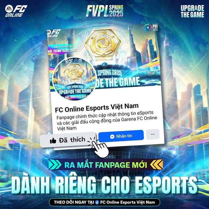 Ra mắt fanpage FC Online Esports Việt Nam - Điểm đến mới cho cộng đồng FC Online