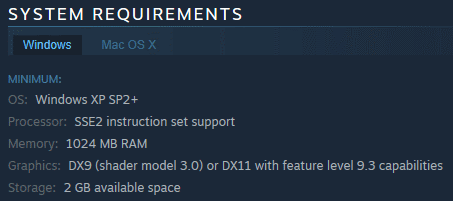 Old Man's Journey PC system requirements
