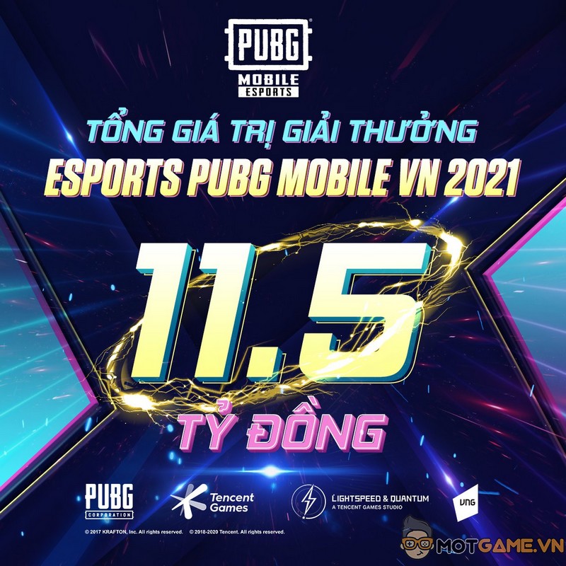 Tiền thưởng dự kiến của PUBG Mobile Việt Nam năm 2021 là 11,5 tỷ?