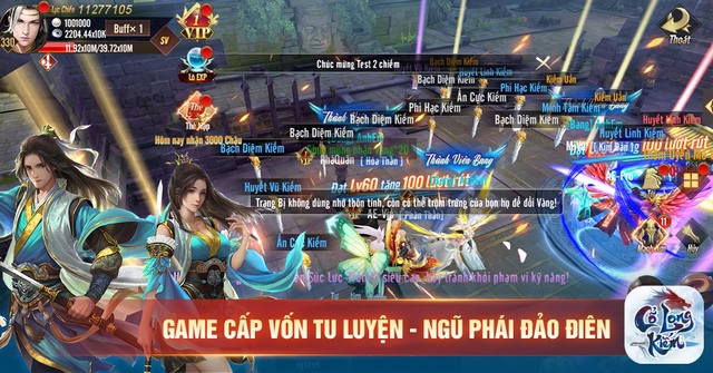 Cổ Long Kiếm VTC chính thức ra mắt tặng 1000 giftcode và FREE VIP 15 vào game 