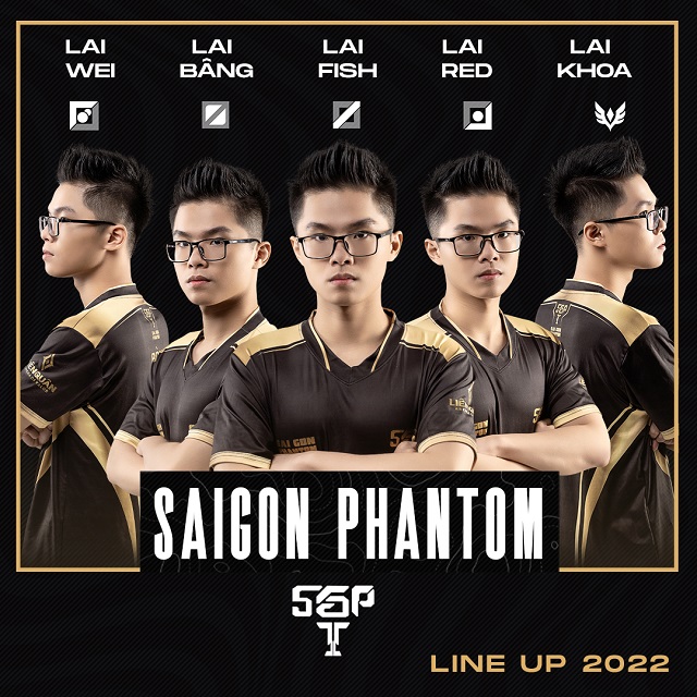 Saigon Phantom lộ diện đội hình hoàn chỉnh trước thềm ĐTDV Mùa Xuân 2022