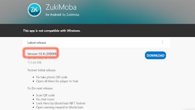 Hướng dẫn chi tiết cách tham gia trải nghiệm miễn phí Testnet của Zuki Moba