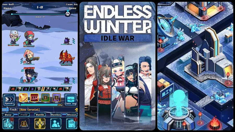 Endless Winter: Idle War tựa game Idle cực hay màn hình dọc
