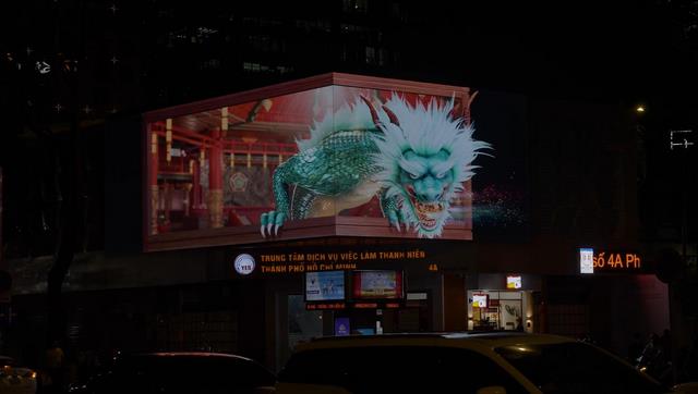 Võ Lâm Truyền Kỳ “chơi lớn” với biển quảng cáo 3D LED ngay giữa trung tâm TPHCM