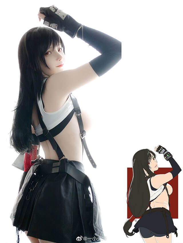 Ngực Tifa rất to nhưng liệu có to như bộ cosplay do nữ game thủ này thực hiện?