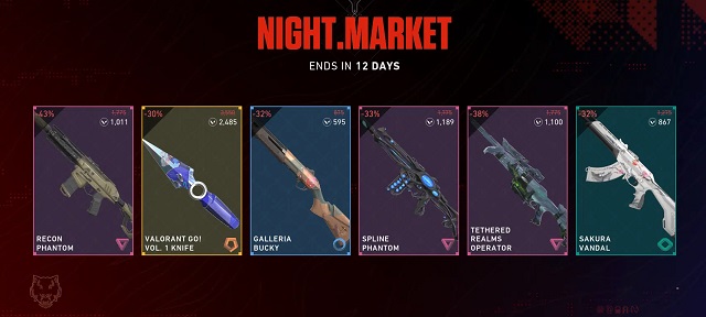 Valorant: Khi nào Night Market quay trở lại?