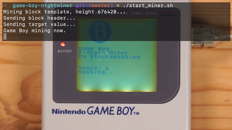 Bạn có biết Nintendo Gameboy cũng có thể đào Bitcoin?