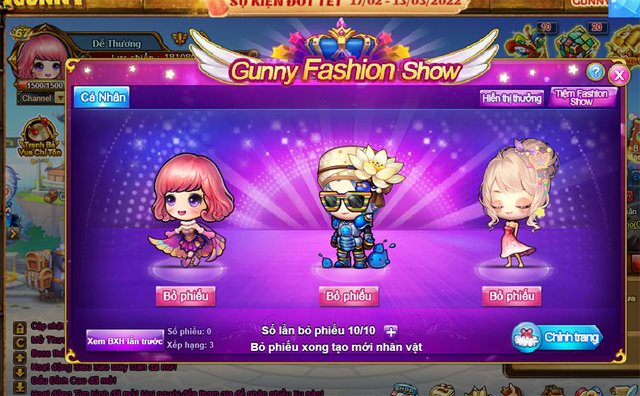 31/3 - Game thủ Gunny PC lên đồ khoe dáng tham dự “Fashion Show”