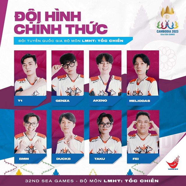 đội tuyển Việt Nam tham dự Valorant và Tốc Chiến tại SEA Games 32