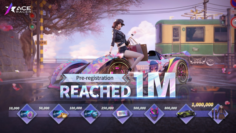 Ace Racer vượt mốc 1 triệu lượt đăng ký trước khi phát hành chính thức