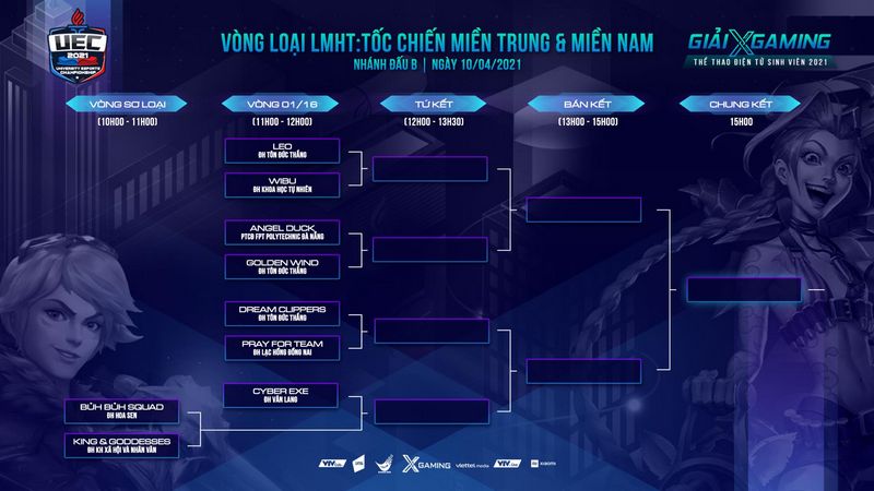 XGaming – UEC 2021: Bảng đấu Esports Tốc Chiến khu vực miền Trung &amp;amp; Nam