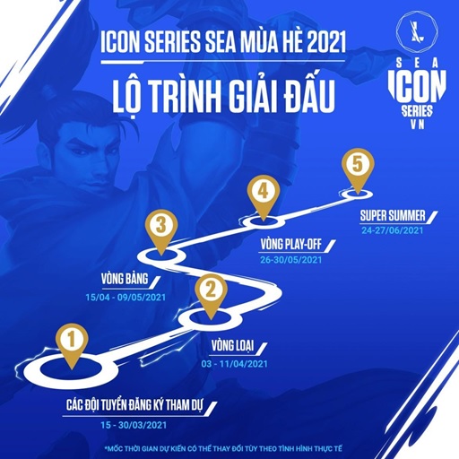 Icon Series SEA: Danh sách 10 đội tuyển chính thức góp mặt trong giải Mùa Hè 2021
