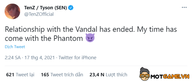 Valorant: Tại sao các pro-player dần chuyển sang sử dụng Phantom thay vì Vandal?