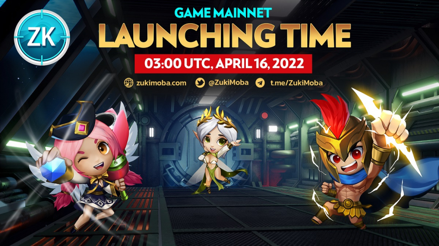 Game Mainnet của Zuki MOBA sẽ đươc ra mắt chính thức vào tháng 4 năm 2022