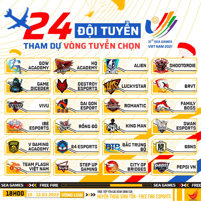 Free Fire: Lý do các đội tuyển đứng đầu Việt Nam không thể tham gia SEA Games 31?