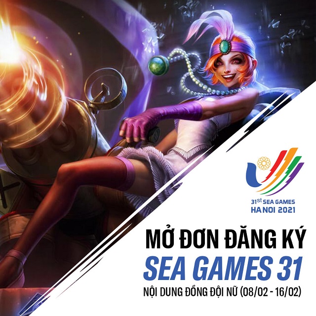 Tốc Chiến: SEA Games 31 chính thức mở đơn đăng ký cho nội dung đồng đội nữ