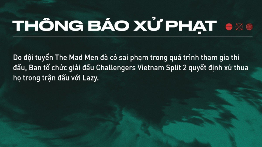 Valorant Challengers Vietnam Split 2 ngày 7: The Mad Men bị xử phạt thua
