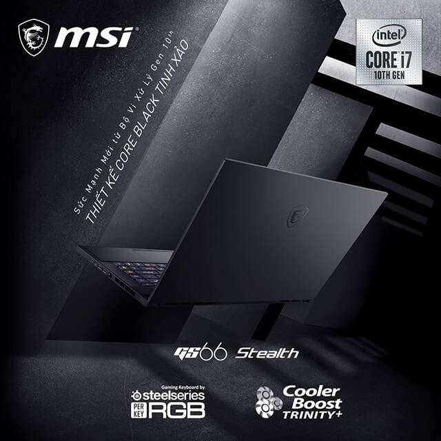 MSI công bố nâng cấp toàn diện 6 dòng sản phẩm laptop chơi game của mình