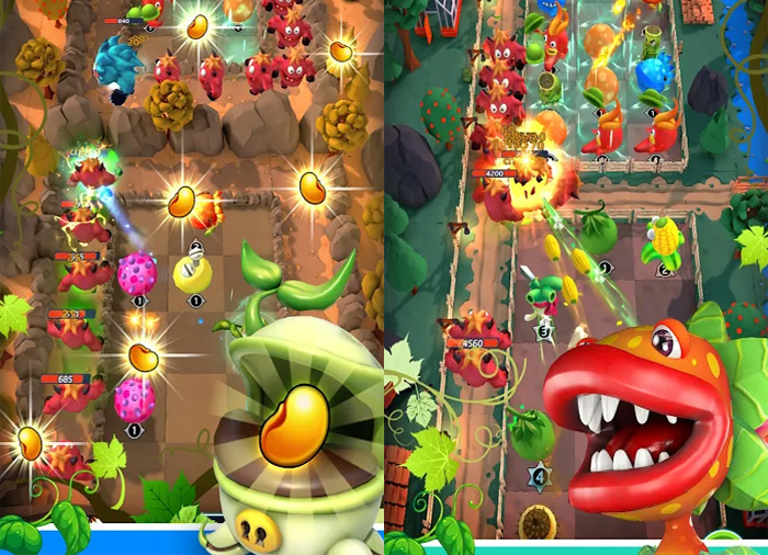 Crazy Plants - Game thủ tháp với các nhân vật tạo hình kiểu thực vật ngộ nghĩnh