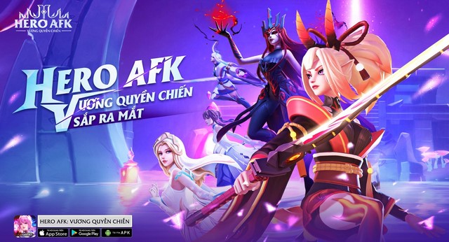 Game Idle màn hình dọc Hero AFK: Vương Quyền Chiến mở đăng ký sớm