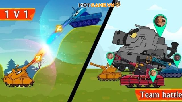Tank Master: Tựa game xe tăng phòng thủ với thiết kế đồ họa dễ thương