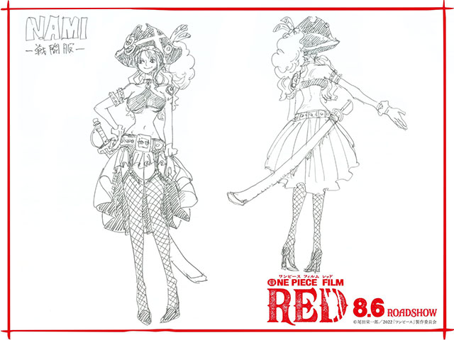 One Piece Film Red hé lộ trang phục mới