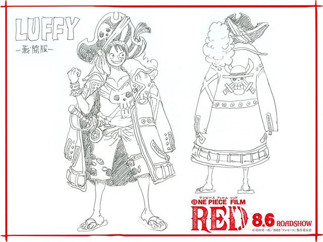 One Piece Film Red hé lộ trang phục mới