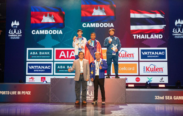 Campuchia thắng lớn với 1 vàng và 1 bạc