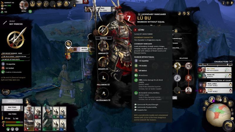 Total War: Three Kingdoms: Khác biệt giữa tướng thường và Legendary