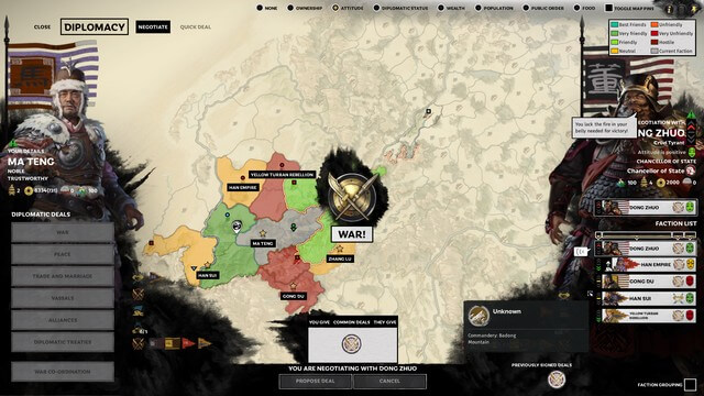 Hướng dẫn Total War: Three Kingdoms: Cách để mở khóa Đổng Trác trong 5 lượt