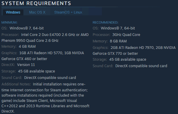 Steam Summer Sale - XCOM 2 PC system requirements