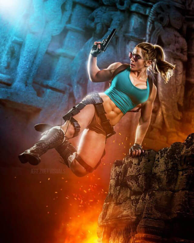 Cosplay Lara Croft chân thực – Ai chê xấu đấm phát chết luôn!